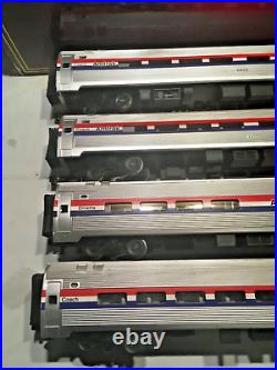 Mth Amtrak Amfleet 4 Car Passenger Set #20-6519