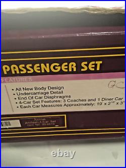 Mth Amtrak Amfleet 4 Car Passenger Set #20-6519