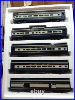 Mth Mt-6012 B&o Baltimore & Ohio Aluminum 5 Car Passenger Set Used In Box Rare