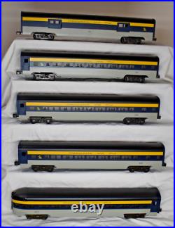 Mth Premier C&o Chesapeake & Ohio 70' Aluminum 5-car Passenger Set 20-6502 Nib Mth Premier C&o Chesapeake & Ohio 70' Aluminum 5-car Passenger Set 20-6502 Nib