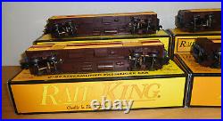 Mth Railking 30-6107 Union Pacific Streamlined Passenger 4 Car Train O Gauge Set