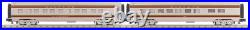 Mth Railking 30-68241 Santa Fe Streamline Sleeper Diner Passenger Car Set. Nib
