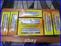 Mth rail king passenger car set amtrak 7 cars