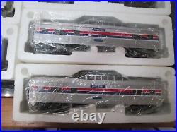 Mth rail king passenger car set amtrak 7 cars