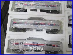 Mth rail king passenger car set amtrak 7 cars