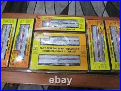 Mth rail king passenger car set amtrak 7 cars