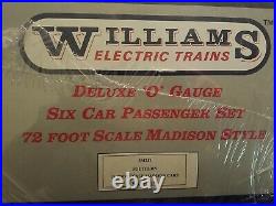 NEW IN BOX 72 Ft Williams SOUTHERN Crescent Limited 6-Car Madison Passenger Set