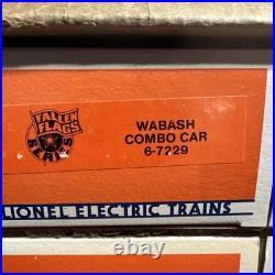 NEW Lionel Wabash Fallen Flag Series Passenger 6 Car Set 6-7227-7232