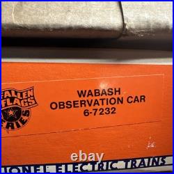 NEW Lionel Wabash Fallen Flag Series Passenger 6 Car Set 6-7227-7232