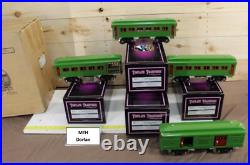 NEW MTH Dorfan Standard Gauge Tinplate Green 4 Car Passenger Set 10-5031