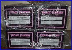 NEW MTH Dorfan Standard Gauge Tinplate Green 4 Car Passenger Set 10-5031