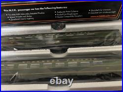 NORTHERN PACIFIC PARLOR PASSENGER 2 Car Set LEDs INTERIORS MTH HO Scale NEW
