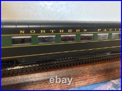 NORTHERN PACIFIC PARLOR PASSENGER 2 Car Set LEDs INTERIORS MTH HO Scale NEW