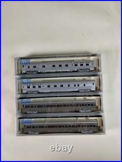 NOS KATO N Scale #106-1401 Smoothside Passenger Car Set E Santa Fe 4 Car Set