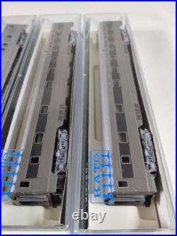 NOS KATO N Scale #106-1401 Smoothside Passenger Car Set E Santa Fe 4 Car Set