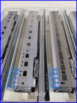 NOS KATO N Scale #106-1401 Smoothside Passenger Car Set E Santa Fe 4 Car Set