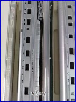 NOS KATO N Scale #106-1401 Smoothside Passenger Car Set E Santa Fe 4 Car Set