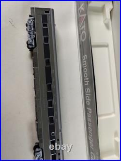 NOS KATO N Scale #106-1401 Smoothside Passenger Car Set E Santa Fe 4 Car Set