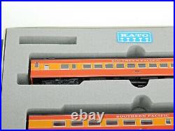N KATO 106-019 SP Southern Pacific Daylight Smooth Side Passenger 6-Car Set