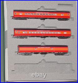 N Kato 106-029 Smooth Side Passenger 3 Car Set Southern Pacific Sp Daylight