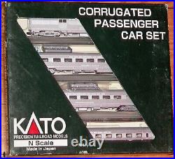 N Kato 106-1703 Corrugated Passenger 4 Car Set (c) Southern