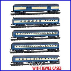 N MICRO TRAINS 983 02 215 The Blue Comet Heavyweight 5 pack passenger set