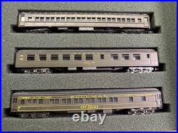 N Scale Atlas Santa Fe Green 6 Passenger Car Set N Scale Atlas Santa Fe Green 6 Passenger Car Set