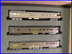 N Scale Atlas Santa Fe Green 6 Passenger Car Set N Scale Atlas Santa Fe Green 6 Passenger Car Set