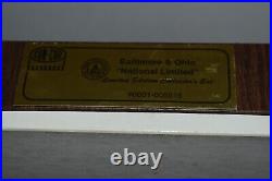 N Scale Con-Cor Baltimore & Ohio Set of 6 Passenger Car & Locomotives C42839