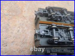 N Scale Empire Builder RUNNING Passenger Car Train Set w PA1 Alco Diesel used
