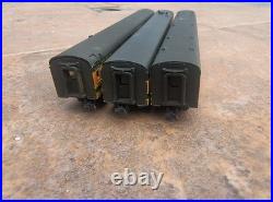 N Scale Empire Builder RUNNING Passenger Car Train Set w PA1 Alco Diesel used