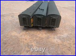 N Scale Empire Builder RUNNING Passenger Car Train Set w PA1 Alco Diesel used