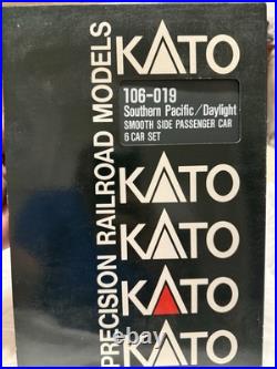 N Scale KATO 106-019 Southern Pacific Daylight Smoothside 6-Car Passenger Set
