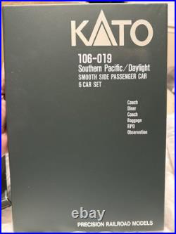 N Scale KATO 106-019 Southern Pacific Daylight Smoothside 6-Car Passenger Set