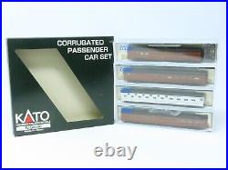 N Scale Kato #106-1504 RR Pennsylvania 4-Car Corrugated Passenger Set A