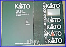 N Scale Kato 6 Smooth Side Car Passenger Set New York Central Nyc 106-013