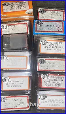N Scale NYC New York Central 12 Car Passenger Train Erie Built 20th Century Set