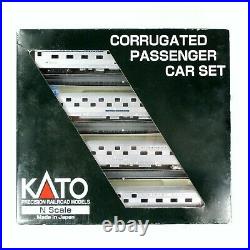 N Scale Slumbercoaches Passenger 4-Car Coach Set (NP, NP, MP, B&O) KATO 106-1901