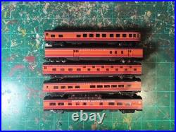 N scale 5 South Pacific Daylight Passenger Car set used as is N scale 5 South Pacific Daylight Passenger Car set used as is