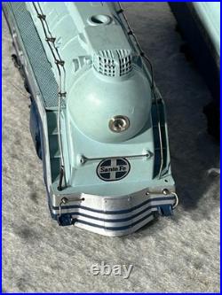 Nice Rivarossi SF RR Blue Goose 4-6-4 Loco/5-Car Passenger Set/(Ex Loco Box)