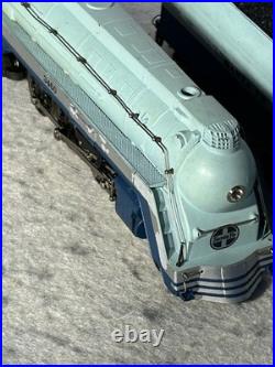 Nice Rivarossi SF RR Blue Goose 4-6-4 Loco/5-Car Passenger Set/(Ex Loco Box)