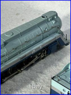Nice Rivarossi SF RR Blue Goose 4-6-4 Loco/5-Car Passenger Set/(Ex Loco Box)