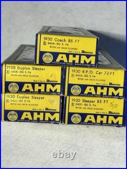 Nice Rivarossi SF RR Blue Goose 4-6-4 Loco/5-Car Passenger Set/(Ex Loco Box)