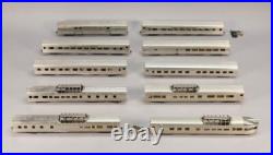 Nickel Plate Products California Zephyr HO Scale Brass 10-Car Passenger Set