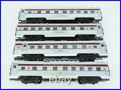 O Gauge 3-Rail K-Line 4618 Aluminum Canadian Pacific Passenger 4-Car Set