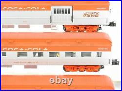 O Gauge 3-Rail K-Line #K4898 Coca-Cola 4-Unit Heavyweight Passenger Car Set