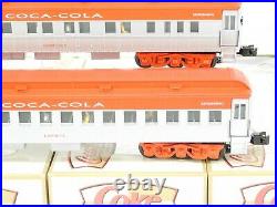 O Gauge 3-Rail K-Line #K4898 Coca-Cola 4-Unit Heavyweight Passenger Car Set