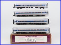 O Gauge 3-Rail MTH 20-65287 Amtrak Amfleet Passenger 4-Car Set