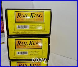 O Gauge 3-Rail Rail King MTH 30-6240 SOU Southern Crescent 4 Car Passenger Set