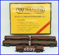 O Gauge 3-Rail Williams 2802 Aluminum PRR Pennsylvania Rail 5-Car Passenger Set